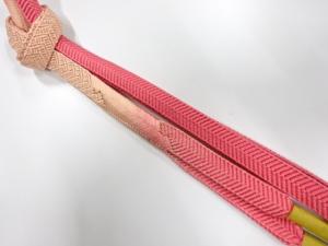 未使用品　正絹　手組帯締め